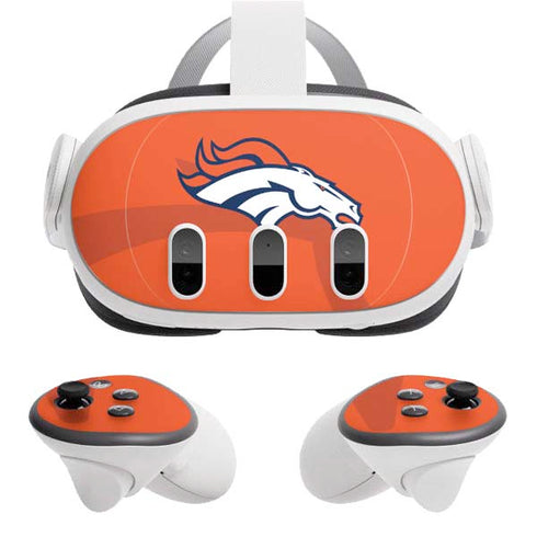 NFL Denver Broncos Double Vision Meta Quest 3 Skin