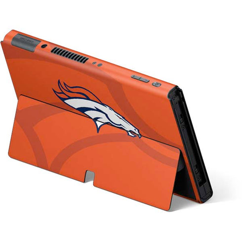 NFL Denver Broncos Double Vision Nintendo Switch OLED (2021) Skin