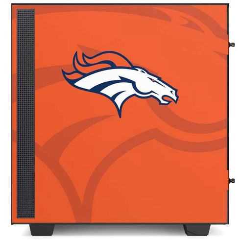 NFL Denver Broncos Double Vision NZXT H510 Compact ATX Mid-Tower Case Skin
