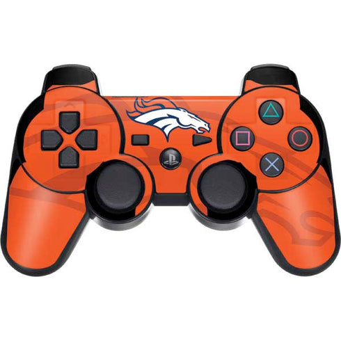 NFL Denver Broncos Double Vision PS3 Dual Shock wireless controller Skin