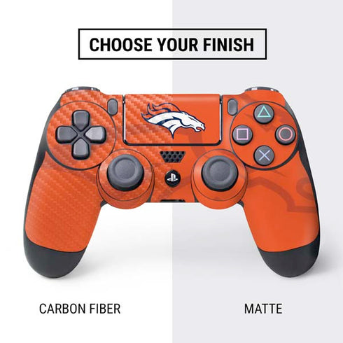 NFL Denver Broncos Double Vision PS4 Controller Skin