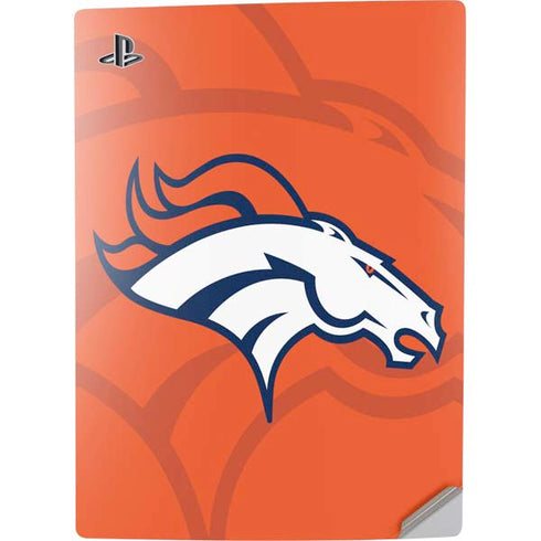 NFL Denver Broncos Double Vision PS5 Digital Edition Console Skin
