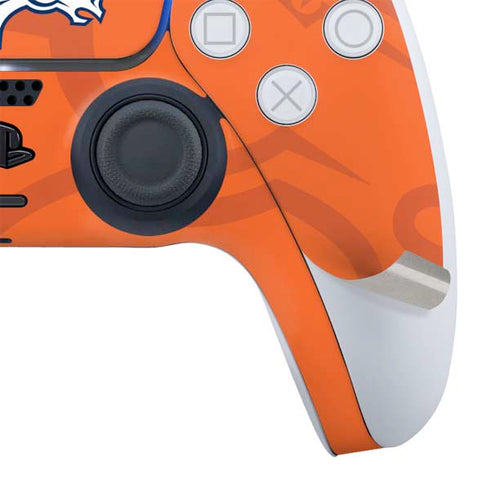 NFL Denver Broncos Double Vision PS5 Controller Skin