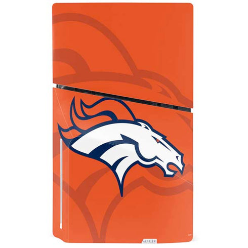 NFL Denver Broncos Double Vision PS5 Slim Disk Console Skin