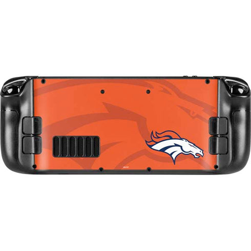 NFL Denver Broncos Double Vision Steam Deck Handheld Gaming Computer Skin