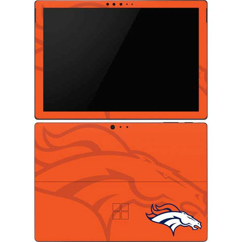 NFL Denver Broncos Double Vision Surface Pro 6 Skin