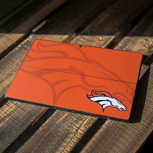 NFL Denver Broncos Double Vision Surface Pro 6 Skin