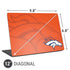 NFL Denver Broncos Double Vision Universal Laptop 12in (9.8 x 6.8in) Skin