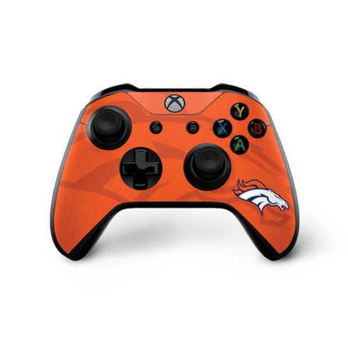 NFL Denver Broncos Double Vision Xbox One X Controller Skin