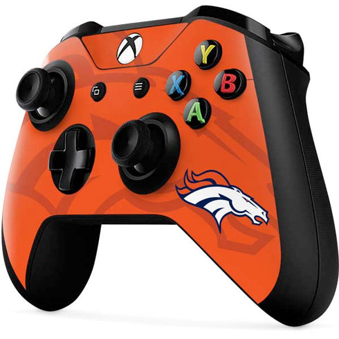 NFL Denver Broncos Double Vision Xbox One X Controller Skin
