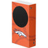 NFL Denver Broncos Double Vision Xbox Series S Console Skin