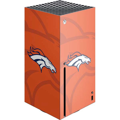 NFL Denver Broncos Double Vision Xbox Series X Console Skin