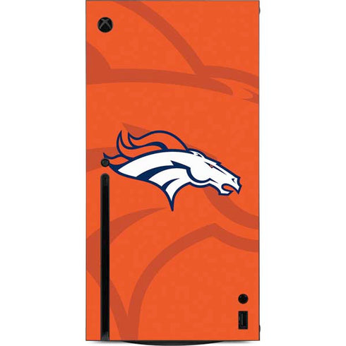 NFL Denver Broncos Double Vision Xbox Series X Console Skin