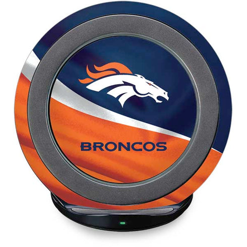 NFL Denver Broncos Fast Charge Wireless Charging Stand Skin