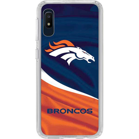 NFL Denver Broncos Galaxy A10e Clear Case