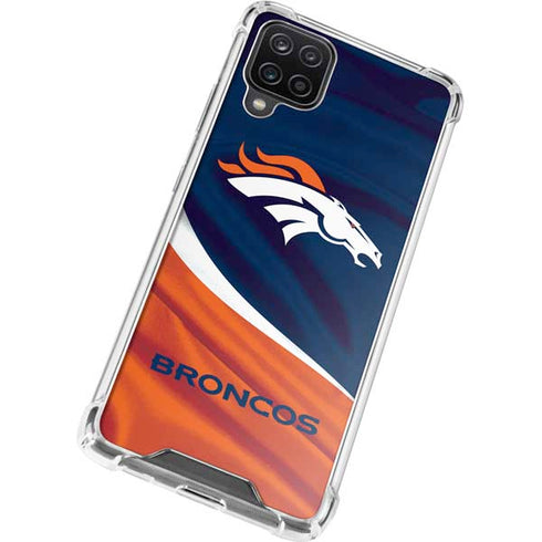 NFL Denver Broncos Galaxy A12 Clear Case