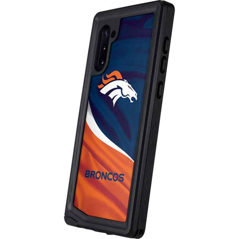 NFL Denver Broncos Galaxy Note 10 Waterproof Case