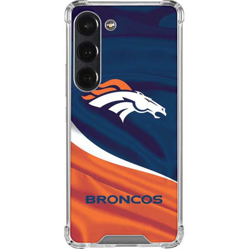 NFL Denver Broncos Galaxy S23 Clear Case