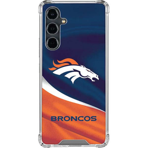 NFL Denver Broncos Galaxy S23 FE Clear Case