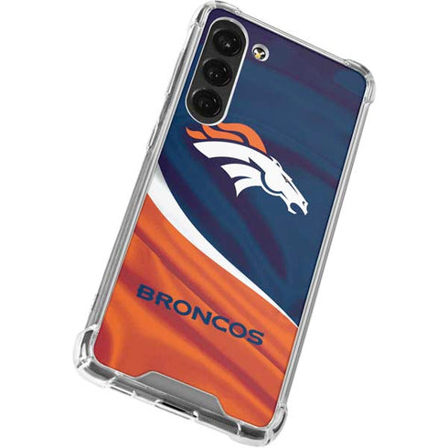 NFL Denver Broncos Galaxy S23 Plus Clear Case