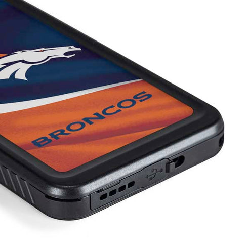 NFL Denver Broncos Galaxy S23 Plus Waterproof Case