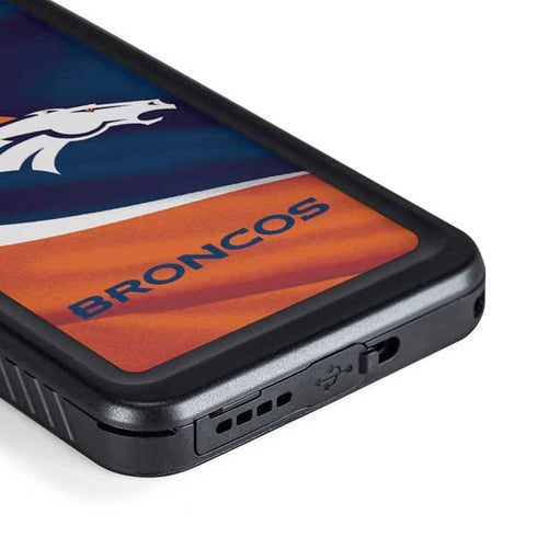 NFL Denver Broncos Galaxy S23 Waterproof Case