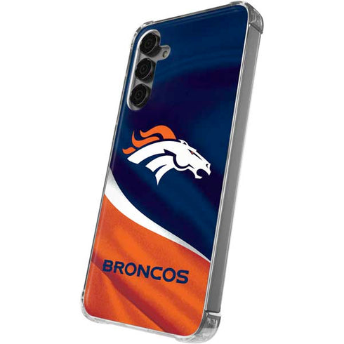 NFL Denver Broncos Galaxy S24 Plus Clear Case