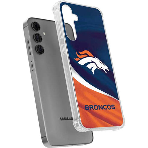 NFL Denver Broncos Galaxy S24 Plus Clear Case
