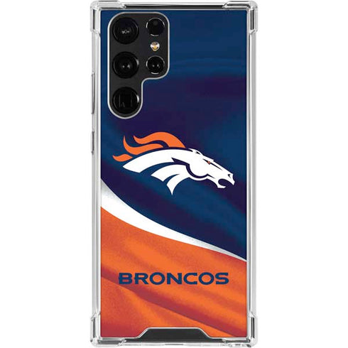 NFL Denver Broncos Galaxy S24 Ultra Clear Case