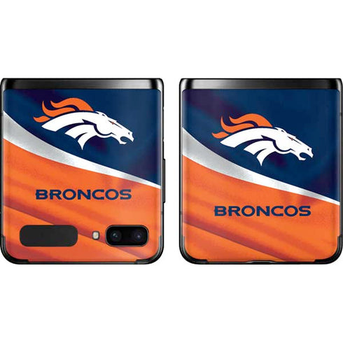 NFL Denver Broncos Galaxy Z Flip Skin