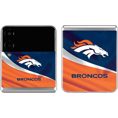 NFL Denver Broncos Galaxy Z Flip4 5G Skin