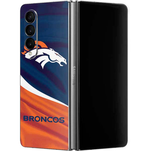 NFL Denver Broncos Galaxy Z Fold4 5G Skin