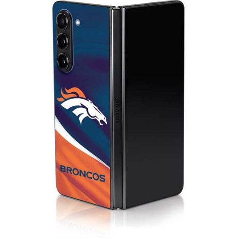 NFL Denver Broncos Galaxy Z Fold5 5G Skin