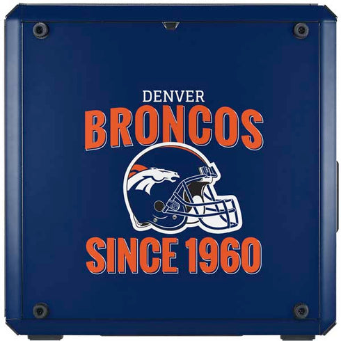 NFL Denver Broncos Helmet Cooler Master MasterBox Q300L Mini Tower Skin