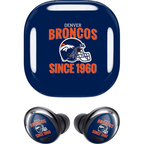 NFL Denver Broncos Helmet Galaxy Buds Pro Skin