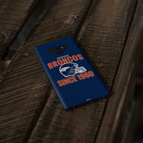 NFL Denver Broncos Helmet Galaxy Note 9 Skin