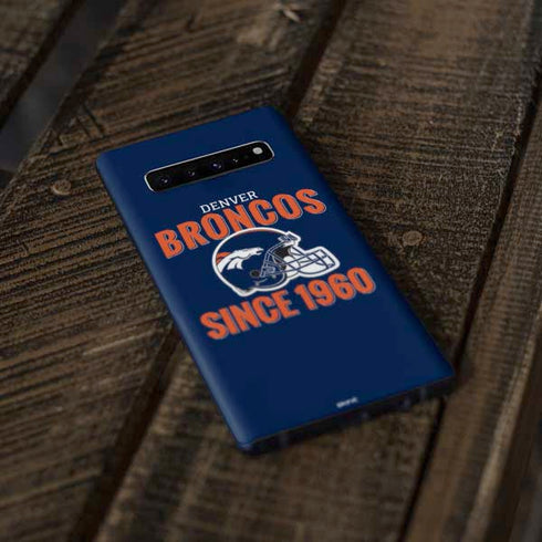NFL Denver Broncos Helmet Galaxy S10 Plus Skin