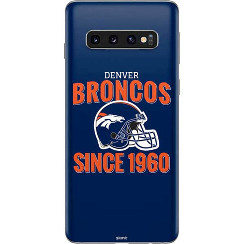 NFL Denver Broncos Helmet Galaxy S10 Skin