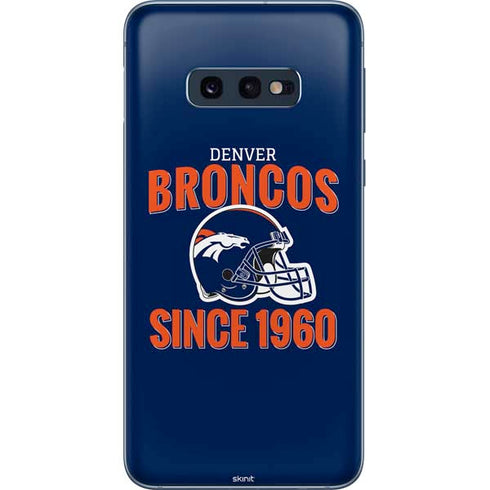NFL Denver Broncos Helmet Galaxy S10e Skin