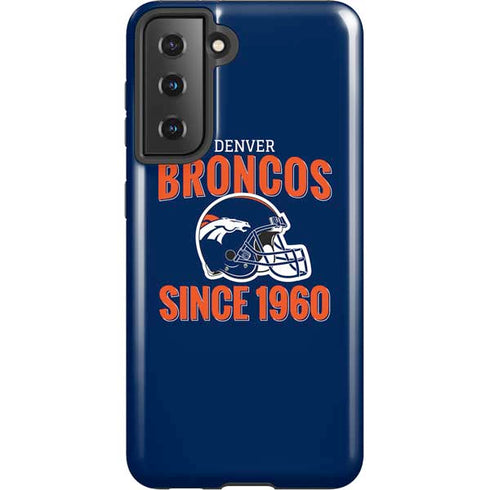NFL Denver Broncos Helmet Galaxy S21 5G Pro Case