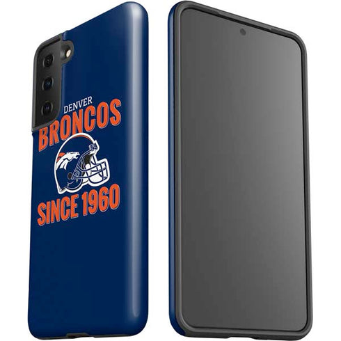 NFL Denver Broncos Helmet Galaxy S21 FE Pro Case