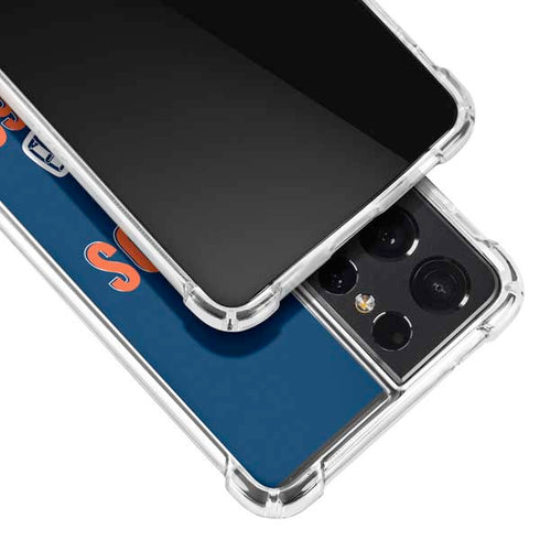 NFL Denver Broncos Helmet Galaxy S21 Ultra 5G Clear Case