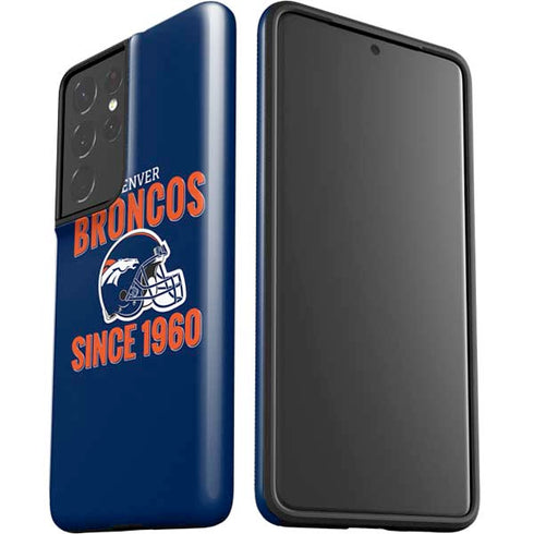 NFL Denver Broncos Helmet Galaxy S21 Ultra 5G Pro Case