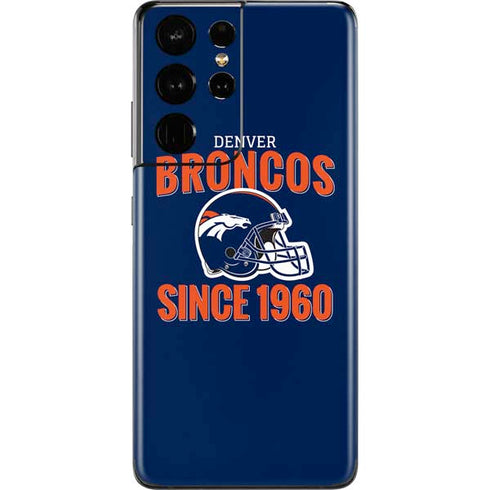 NFL Denver Broncos Helmet Galaxy S21 Ultra 5G Skin
