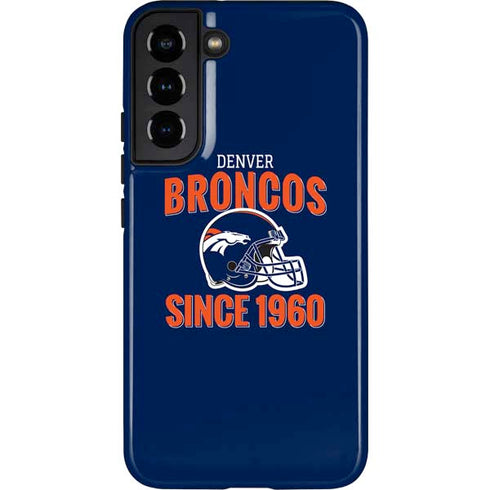 NFL Denver Broncos Helmet Galaxy S22 Plus Pro Case