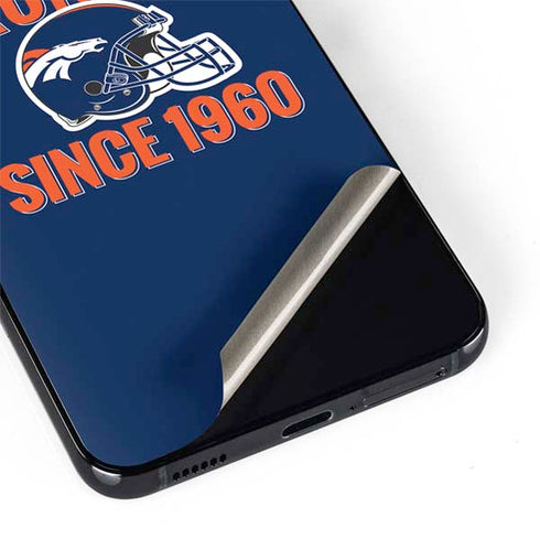 NFL Denver Broncos Helmet Galaxy S22 Plus Skin