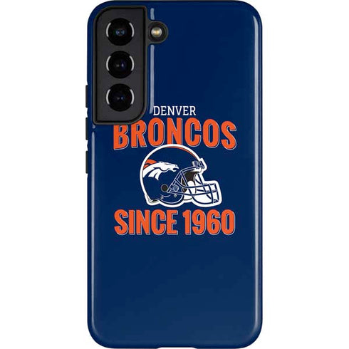 NFL Denver Broncos Helmet Galaxy S22 Pro Case