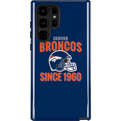 NFL Denver Broncos Helmet Galaxy S22 Ultra Pro Case