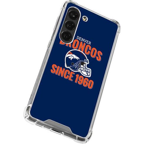 NFL Denver Broncos Helmet Galaxy S23 Clear Case