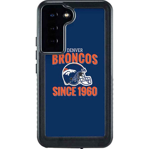 NFL Denver Broncos Helmet Galaxy S23 Plus Waterproof Case